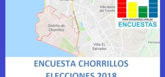 Encuesta Alcaldía de Chorrillos – Setiembre 2018