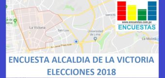 Encuesta Alcaldía de La Victoria – Setiembre 2018