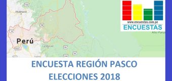 Encuesta Gobierno Regional de Pasco – Setiembre 2018