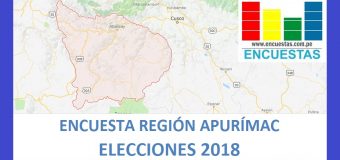 Encuesta Gobierno Regional de Apurímac – Setiembre 2018