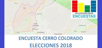 Encuesta Alcaldía de Cerro Colorado – Setiembre 2018
