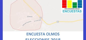 Encuesta Alcaldía de Olmos, Setiembre 2018