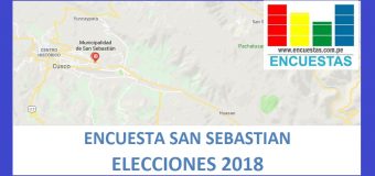 Encuesta Alcaldía Distrital de San Sebastian, Cusco – Agosto 2018